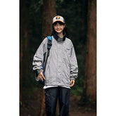 Unisex Jacket Stand Collar Coat Loose Jacket